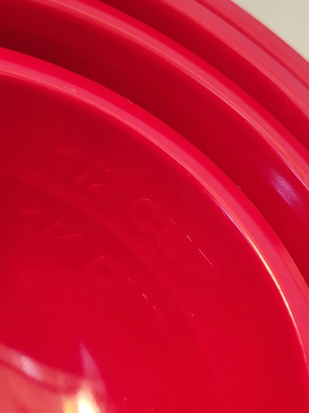 5pc Red Melamine Nesting Measuring Cup Set 1/8-2 Cup